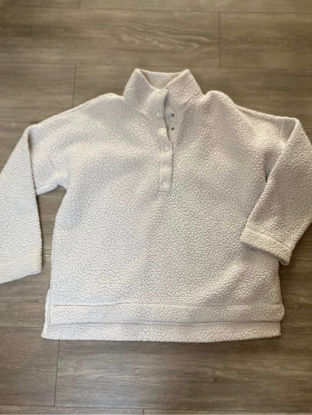 Aerie Quarter Snap Sherpa